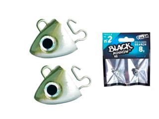 Black Minnow 90 8gr 2 Heads