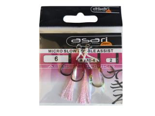 Micro Slow Double Assist Hook 6 - 2 Pcs.
