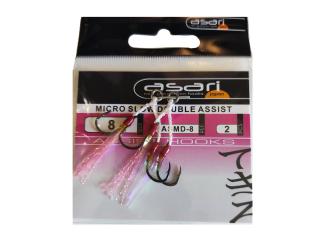 Micro Slow Double Assist Hook 8 - 2 Pcs.