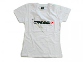Camiseta Cressi Team T / L-Mujer Blanco