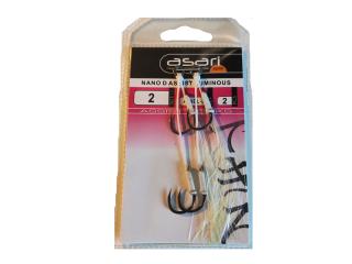 Nano Double Assist Hook Luminous 2 - 2 Pcs.