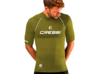 Rash Guard Man Short Sleeve Khaki XS/1