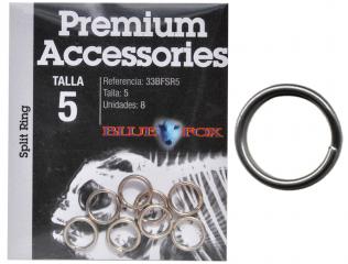 STAINLESS SAFETY KEY RING 3.5