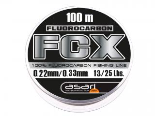 ASARI FCX FLUOROCARBON 100MTS 0.30Ø - 23LB-10.45KG