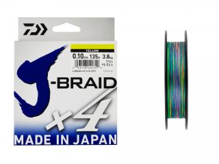 J-BRAID X 4 - 150 MTRS. Nº 0.10 Ø