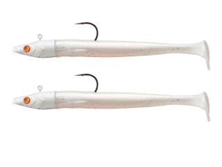 Eely Shad 75mm Pearl White #002