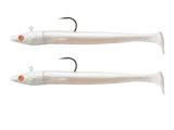 Eely Shad 95mm Pearl White #002