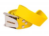ELASTIC CRESSI BELT WITH STAINLESS BUCKLE YELLOW