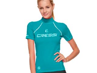 Rash Guard Dona M/Curta Turquesa XS/1