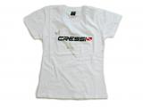 Cressi Team T-Shirt Size S-Lady White