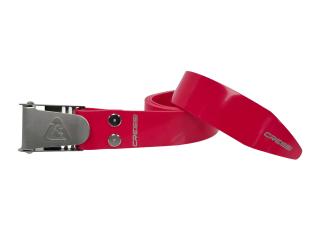 Cinturón Elástico Hebilla Inox Rojo 140cm