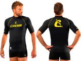 Rash Guard Man Short Sleeve Black M/3