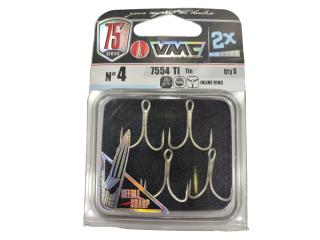 7554 Triple Hook TI 4 5pcs
